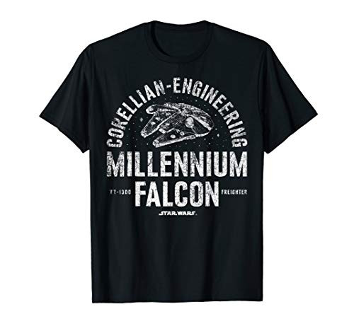 Star Wars Millennium Falcon Corellian Engineering Freighter T-Shirt