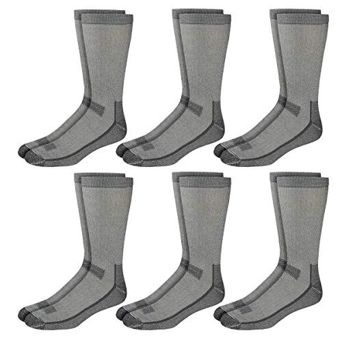 Kirkland Signature Men's Outdoor Trail Socks Merino Wool Blend- 7-9.5 Medium- 6 Pairs