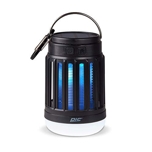 PIC Solar Portable Lantern  and  Bug Zapper- Kills Bugs on Contact