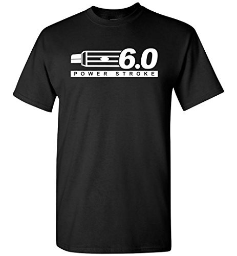 Aggressive Thread 6.0 Powerstroke Truck T-Shirt Black