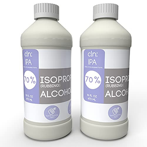 Isopropyl Alcohol 70 percent - Sealed 16 OZ Bottles - High Strength USP Grade - High Purity Rubbing Alcohol -2-