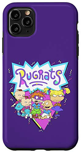 iPhone 11 Pro Max Rugrats Group Shot Purple Triangle Logo Case