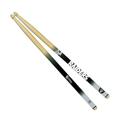Woodrow Guitar by The Sports Vault NFL Oakland Raiders Drum Sticks Woodrow Guitar by The Sports Vault NFL Oakland Raiders Drum Sticks