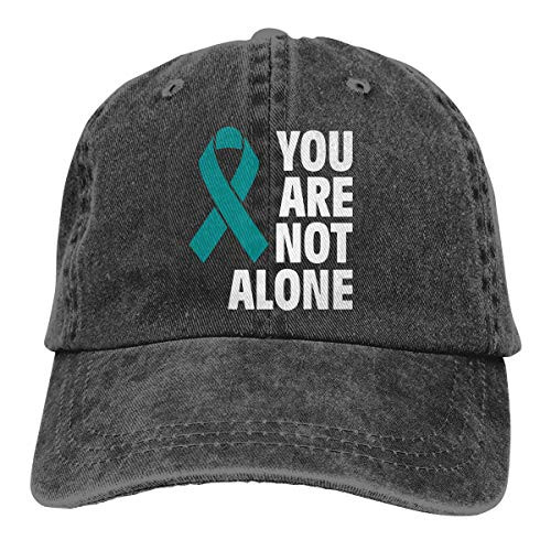 TAOHJS76 Sexual Assault Awareness Unisex Cowboy Hat Baseball Caps Washed Adjustable Trucker Hats Black TAOHJS76 Sexual Assault Awareness Unisex Cowboy Hat Baseball Caps Washed Adjustable Trucker Hats Black