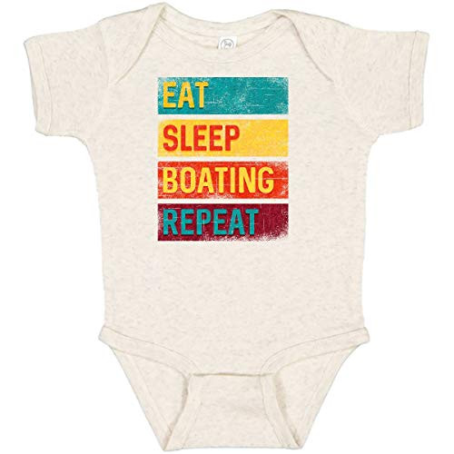 inktastic Kayaking Canoeing Eat Infant Creeper Newborn Natural Heather 337f1