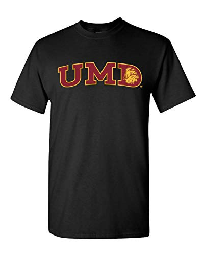 CreateMyTee | Minnesota Duluth UMD Two Color T-Shirt | -Black- 3X-Large-