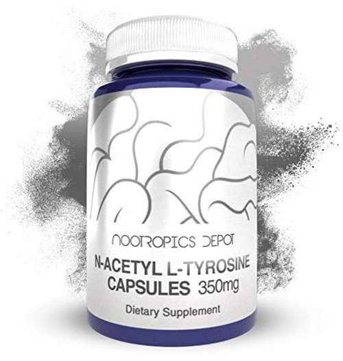 N-Acetyl L-Tyrosine Capsules | 350mg | 120 Count | NALT | Amino Acid Supplement | Natural Nootropic Supplement | Supports Memory- Learning and Focus | Supports Healthy Stress Levels N-Acetyl L-Tyrosine Capsules | 350mg | 120 Count | NALT | Amino Acid Supplement | Natural Nootropic Supplement | Supports Memory- Learning and Focus | Supports Healthy Stress Levels