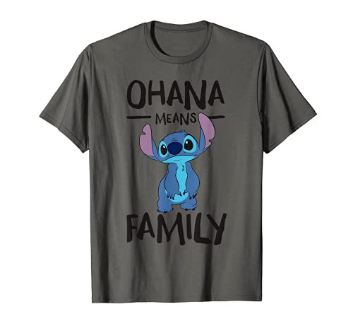 Disney Ohana Means Family Stitch T-Shirt