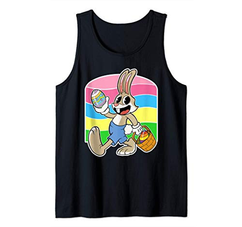 Easter Bunny Eggs Basket Tank Top