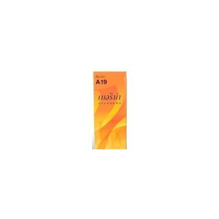 Berina Permanent Hair Dye Color Cream  A19 Golden Orange.