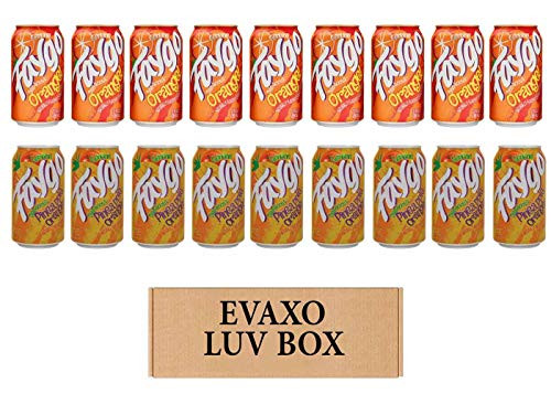 LUV BOX- variety faygo naturally flavored soda cans 12 oz. pack of 18 - faygo ORANGE - faygo pineapple-orange.N