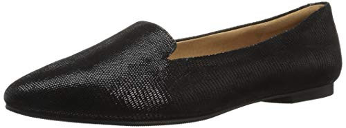 Trotters Women's Harlowe Ballet Flat- Black Patent Suede- 7.0 N US
