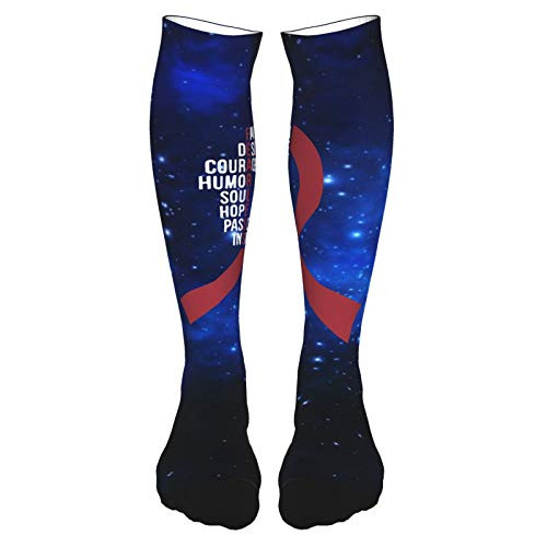 Multiple Myeloma Awareness Flag Men's Women's Compression Socks Knee High Tube Diabetic Socks