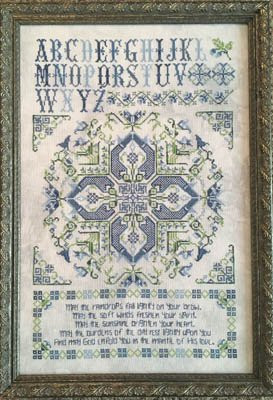 Leeds House Sampler Cross Stitch Chart