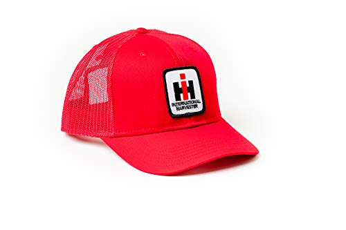 International Harvester IH Logo Hat- red mesh International Harvester IH Logo Hat- red mesh