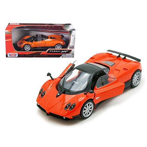 Motor Max - PAGANI ZONDA F -Orange- Diecast Model Scale 1-24 by Motormax