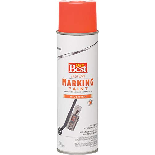 RUSTOLEUM 203166D Inverted Spray- Marking Paint- Orange