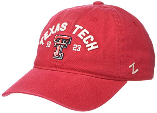 NCAA Texas Tech Red Raiders Unisex Frisco Relaxed Hat- Primary Team Color- Adjustable