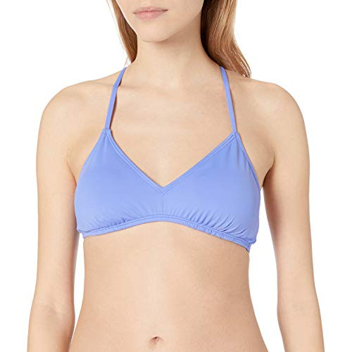 Hobie Junior's Bralette Bikini Swimsuit Top- Purple Twilight//Solids- S