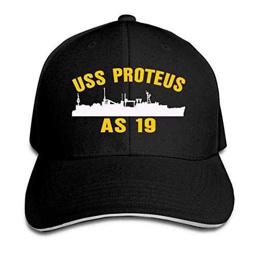 fashion USS Proteus As 19 Baseball Caps Adjustable Sandwich Caps Sandwich Caps