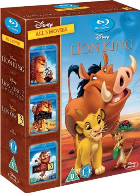 The Lion King Trilogy - Triple Pack -Blu-ray--Region Free- The Lion King Trilogy - Triple Pack -Blu-ray--Region Free-