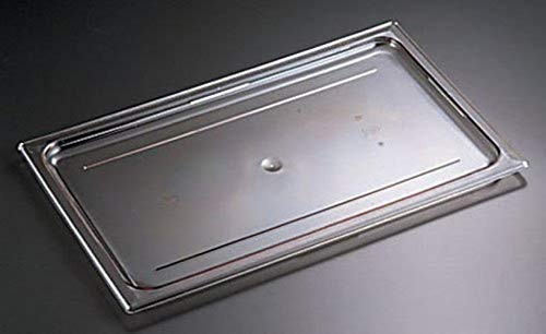 Cambro 20CWC135 Clear Camwear 1/2 Size Polycarbonate Flat Lid-20CWC135