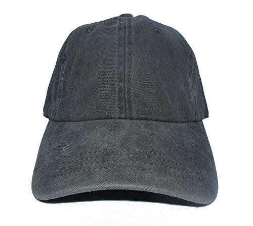 Acid Wash Custom Meme Unstructured Twill Cotton Low Profile Dad Hat Cap -Black-