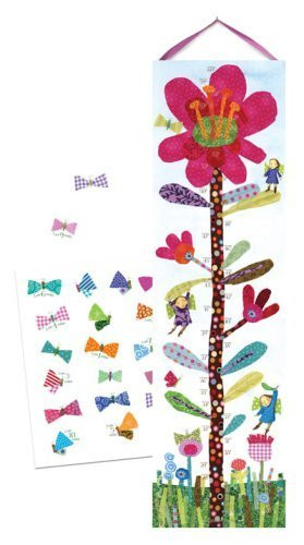 nattaponshop Eeboo Hot Pink Flower Growth Chart
