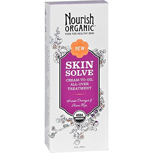 Nourish Organic Skin Solve - Organic - Sweet Orange and Rosehip - 3oz-95 percentPlus Organic-Gluten Free -