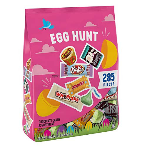 HERSHEY'S Egg Hunt Chocolate Assortment Candy- Easter- 285 Pieces- 70.65 Ounce