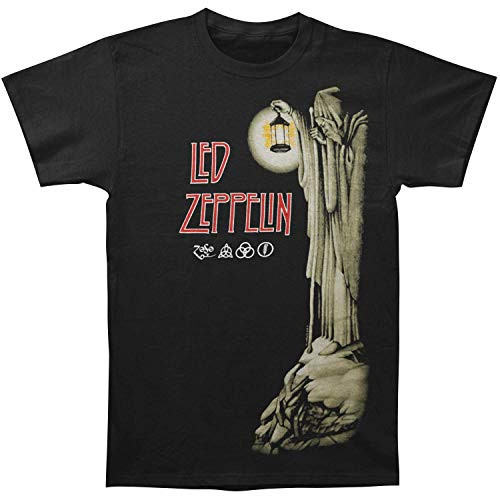Led Zeppelin - Hermit - Adult T-Shirt - Large Black