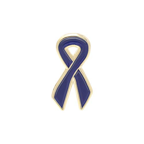 WizardPins Blue Awareness Ribbon Enamel Pin Support Colon Cancer 5 Pins WizardPins Blue Awareness Ribbon Enamel Pin Support Colon Cancer 5 Pins