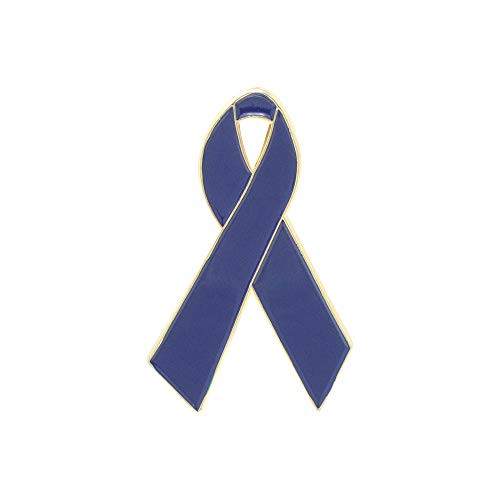 WizardPins Blue Awareness Ribbon Gold Enamel Pin Colon Cancer 5 Pins WizardPins Blue Awareness Ribbon Gold Enamel Pin Colon Cancer 5 Pins