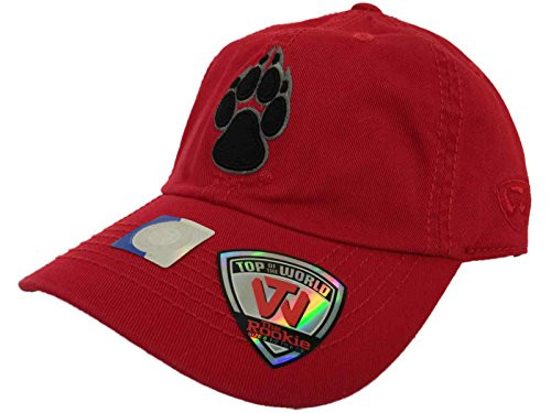 New Mexico Lobos Tow Youth Rookie Red Crew Adjustable Slouch Hat Cap