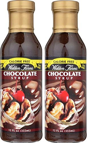 Walden Farms Calorie Free Chocolate Syrup 12 oz (Pack of 2)