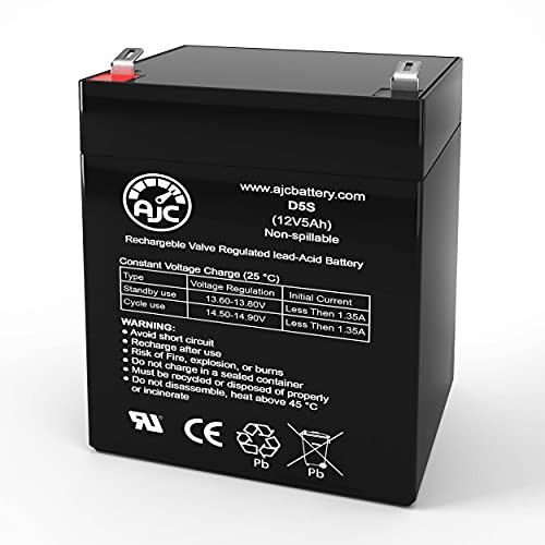 BB SHR7-12 12V 5Ah Sealed Lead Acid Battery - This is an AJC Brand Replacement
