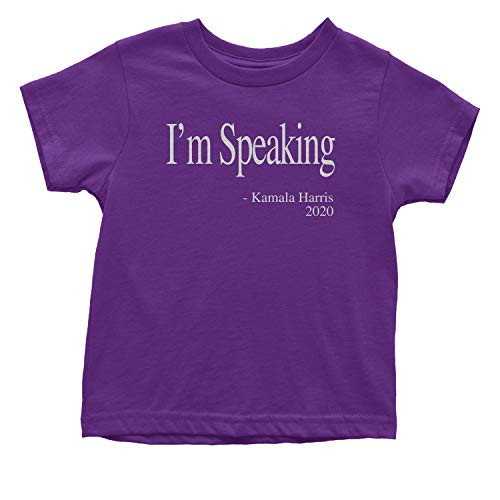 Toddler I'm Speaking Kamala Harris Debate 2T Purple T-Shirt