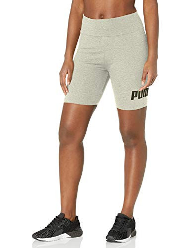 PUMA womens Tights Yoga Shorts- Light Gray Heather- XX-Large US