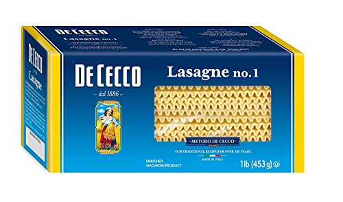 De Cecco Semolina Pasta- Lasagne No.1- Pack of 3 De Cecco Semolina Pasta- Lasagne No.1- Pack of 3