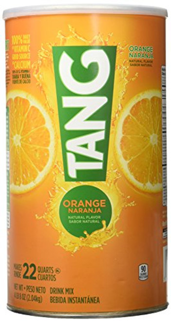 Tang Orange Powdered Drink Mix -72 oz Canisters- Pack of 2- Tang Orange Powdered Drink Mix -72 oz Canisters- Pack of 2-