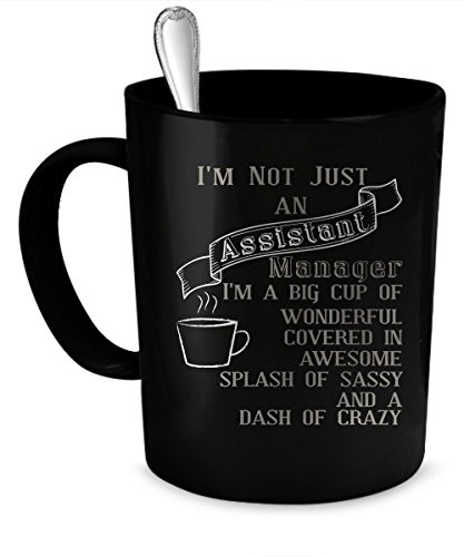Assistant manager Coffee Mug. Assistant manager gift 11 oz. black