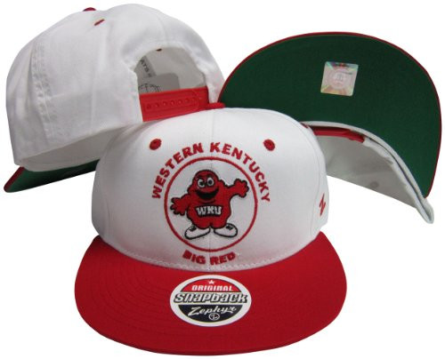 Western Kentucky Hilltoppers Big Red Mascot Plastic Snapback Adjustable Plastic Snap Back Hat/Cap