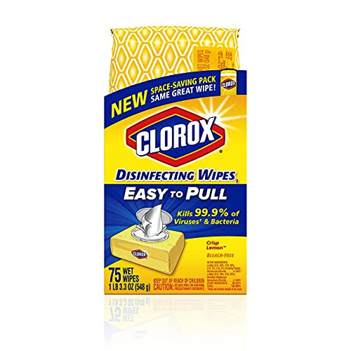 Clorox Disinfecting Wipes- Crisp Lemon- 75 Wipes- Pack 3
