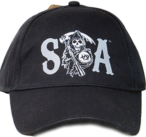 Sons of Anarchy Authentic Licensed SOA Reaper Fullback HAT SOA2580 Black