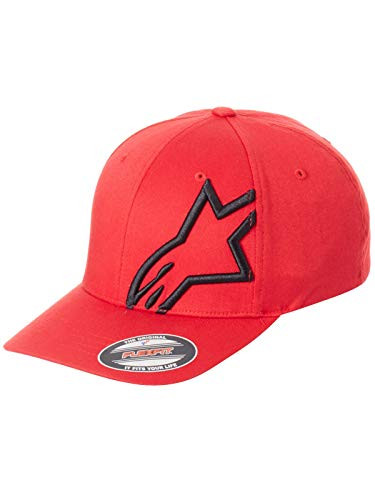 Alpinestars Corp Shift 2 Men's Flexfit Sports Hat/Cap - Red/Black/Large/X-Large