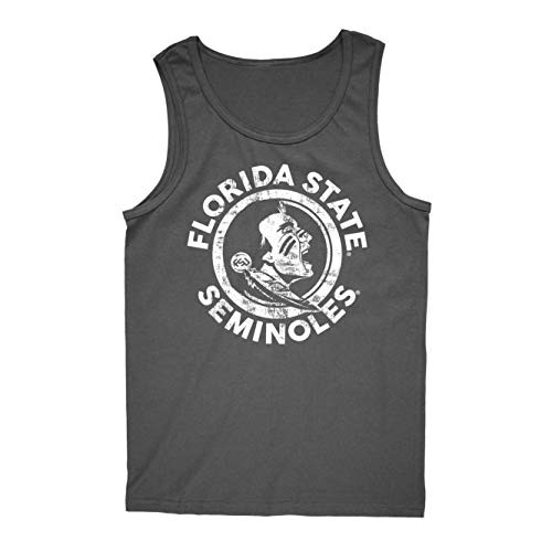 Venley Official NCAA Florida State Seminoles Men's/Women's Boyfriend Tank Top CL18AY48 - Black- Large