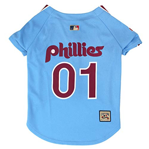 MLB Philadelphia Phillies Throwback Jersey for Dogs  and  Cats- X-Large. - Best Pet Jersey