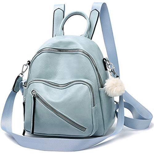 Small Backpack Purse Vegan Leather Cute Little Back Pack Fashion Convertible Bag Daypack for Women Teen Girls