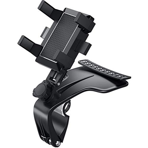 XIHUANA Car Phone Holder Mount Dashboard Clip-Universal Car Cell Phone Mount Upgrade 1200 Degree Rotation Dashboard-Suitable for 3 to 7 inch Smartphones -1pc-