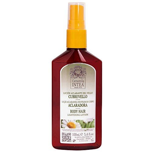 Intea Cubrevello Hair Lightener Lotion - Bottle Spray with Ecologic Natural Chamomile Extract - Paraben and Ammonia FREE - 3.4 oz